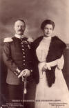 Gro�herzog Friedrich II.von Baden mit Ehefrau Hilda
